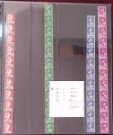 1907-2018 Collection de roulettes, neufs dans un classeurs,