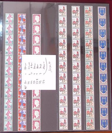 1907-2018 Collection de roulettes, neufs dans un classeurs,