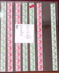 1907-2018 Collection de roulettes, neufs dans un classeurs,