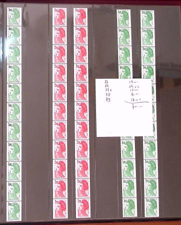1907-2018 Collection de roulettes, neufs dans un classeurs,