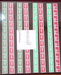 1907-2018 Collection de roulettes, neufs dans un classeurs,