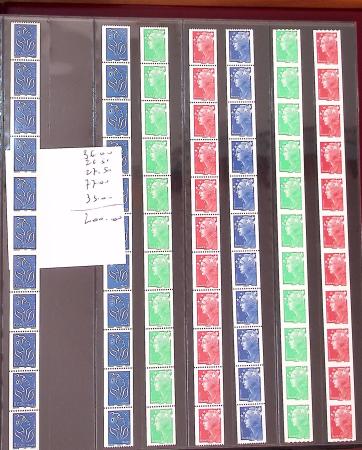 1907-2018 Collection de roulettes, neufs dans un classeurs,