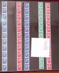 1907-2018 Collection de roulettes, neufs dans un classeurs,