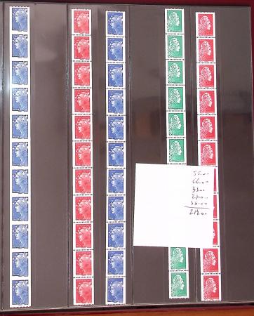 1907-2018 Collection de roulettes, neufs dans un classeurs,