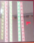 1907-2018 Collection de roulettes, neufs dans un classeurs,