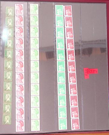 1907-2018 Collection de roulettes, neufs dans un classeurs,