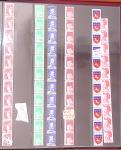 1907-2018 Collection de roulettes, neufs dans un classeurs,