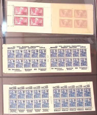 1900-1990, Intéressante collection de carnets de France,