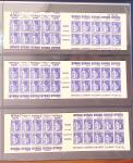 1900-1990, Intéressante collection de carnets de France,