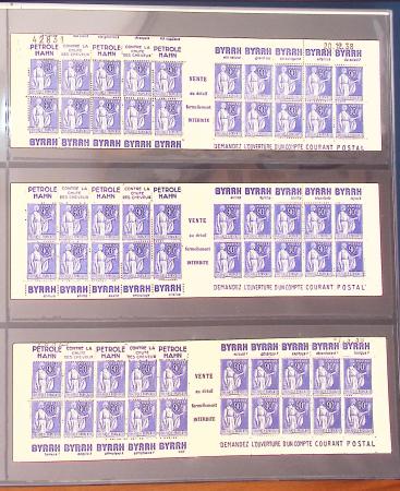 1900-1990, Intéressante collection de carnets de France,