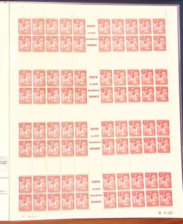 1900-1990, Intéressante collection de carnets de France,