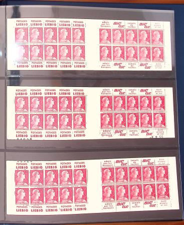 1900-1990, Intéressante collection de carnets de France,
