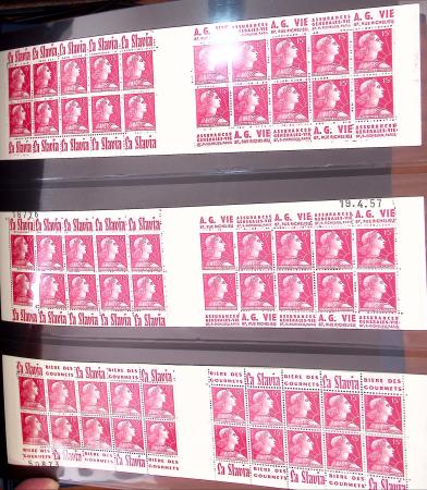 1900-1990, Intéressante collection de carnets de France,
