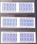 1900-1990, Intéressante collection de carnets de France,