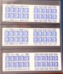 1900-1990, Intéressante collection de carnets de France,