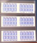 1900-1990, Intéressante collection de carnets de France,