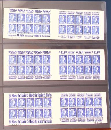 1900-1990, Intéressante collection de carnets de France,