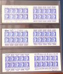 1900-1990, Intéressante collection de carnets de France,