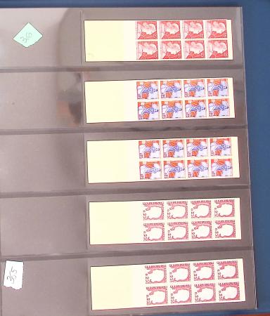 1900-1990, Intéressante collection de carnets de France,
