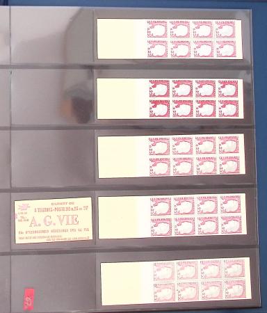 1900-1990, Intéressante collection de carnets de France,