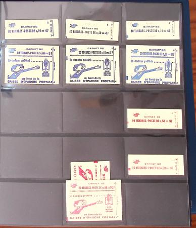 1900-1990, Intéressante collection de carnets de France,