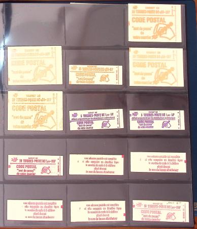 1900-1990, Intéressante collection de carnets de France,