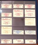 1900-1990, Intéressante collection de carnets de France,