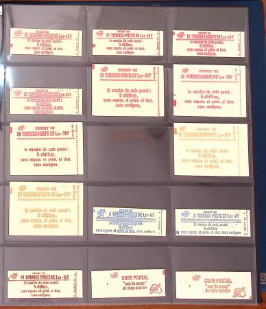 1900-1990, Intéressante collection de carnets de France,