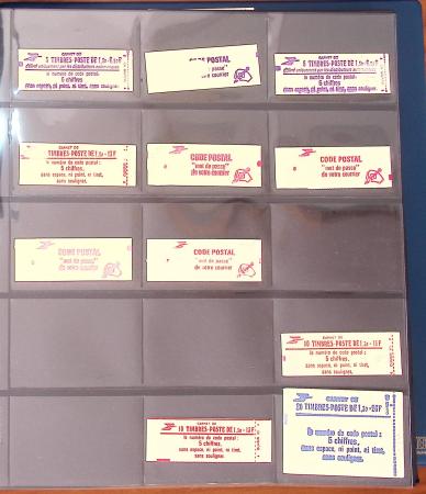 1900-1990, Intéressante collection de carnets de France,