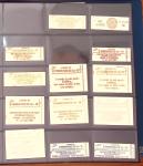 1900-1990, Intéressante collection de carnets de France,