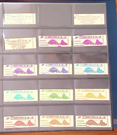 1900-1990, Intéressante collection de carnets de France,