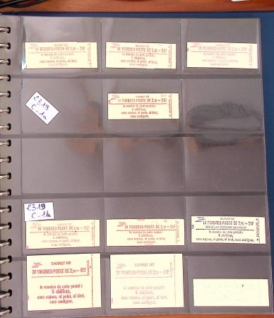 1900-1990, Intéressante collection de carnets de France,