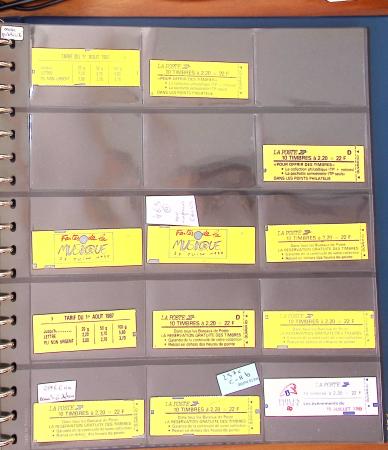 1900-1990, Intéressante collection de carnets de France,