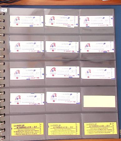 1900-1990, Intéressante collection de carnets de France,