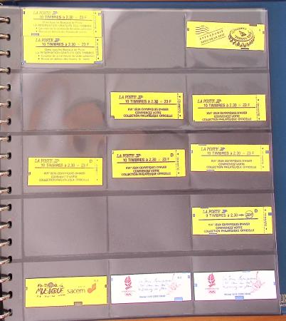1900-1990, Intéressante collection de carnets de France,
