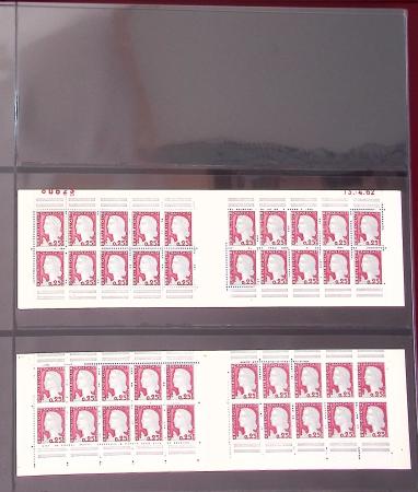 1900-1990, Intéressante collection de carnets de France,