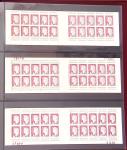 1900-1990, Intéressante collection de carnets de France,