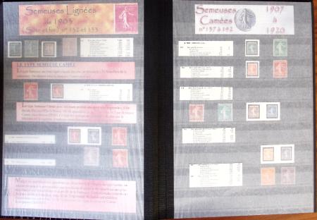 1900-2000, Collection de France en 14 classeurs, avec