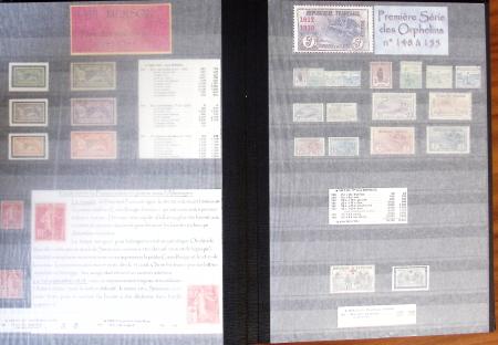 1900-2000, Collection de France en 14 classeurs, avec