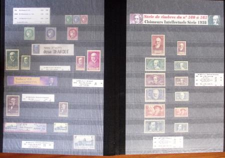 1900-2000, Collection de France en 14 classeurs, avec