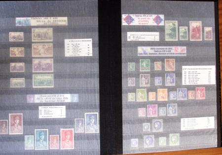 1900-2000, Collection de France en 14 classeurs, avec