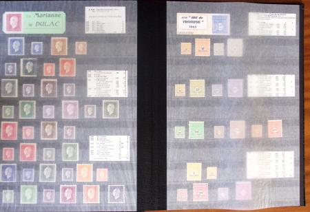 1900-2000, Collection de France en 14 classeurs, avec