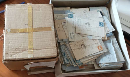 1830-1940 HISTOIRE POSTALE, Ensemble important de lettres