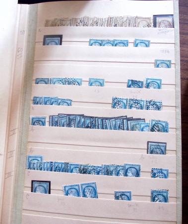 1849-1979, Important stock de timbres en 8 classeurs