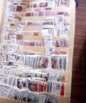 1849-1979, Important stock de timbres en 8 classeurs