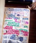 1849-1979, Important stock de timbres en 8 classeurs