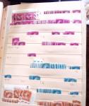 1849-1979, Important stock de timbres en 8 classeurs
