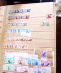 1849-1979, Important stock de timbres en 8 classeurs