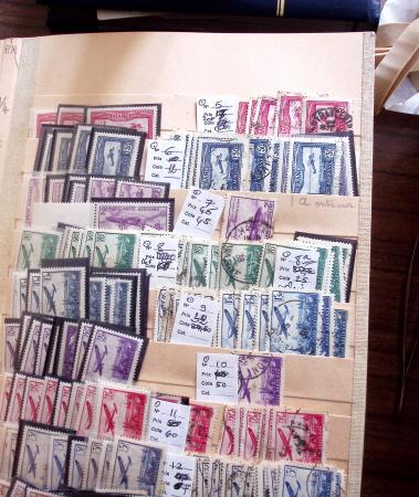 1849-1979, Important stock de timbres en 8 classeurs
