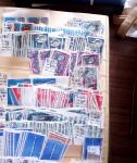 1849-1979, Important stock de timbres en 8 classeurs